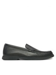 BOSS Mokasyny Sienne 50536173 Czarny. Czarne mokasyny męskie Boss, ze skóry. Za 479.99 zł.