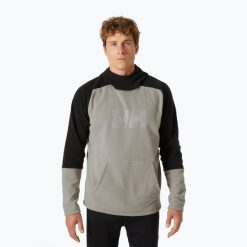 Bluza trekkingowa męska Helly Hansen Daybreaker Logo Hoodie. Szare bluzy bez kaptura męskie Helly Hansen, l. Za 189.99 zł.