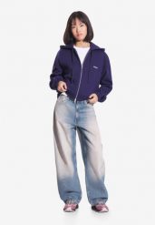 Bluza sportowa damska Prosto Bomb z kapturem. Niebieskie bluzy z nadrukiem damskie Prosto., m, z bawełny. Za 249.99 zł.