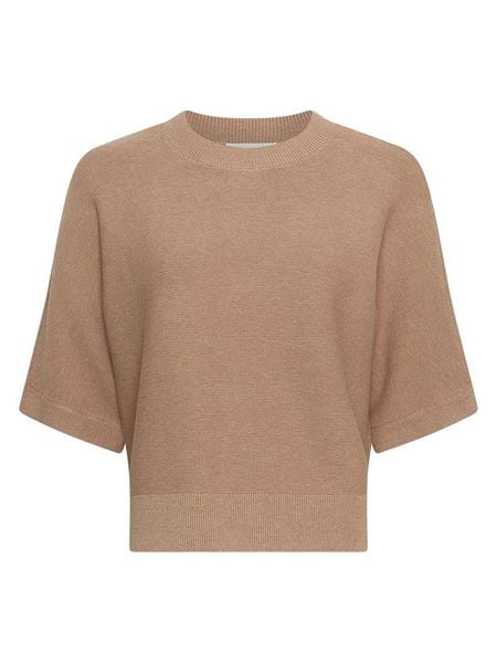 MOSS COPENHAGEN Sweter "Thamira" w kolorze karmelowym rozmiar: S/M. Brązowe swetry klasyczne damskie MOSS COPENHAGEN, m, bez kołnierzyka. Za 191.88 zł.