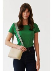 TATUUM Torebka w kolorze beżowym - 22 x 16 x 8 cm rozmiar: onesize. Brązowe torebki klasyczne damskie Tatuum, bez wzorów, z materiału, bez dodatków. Za 165.71 zł.