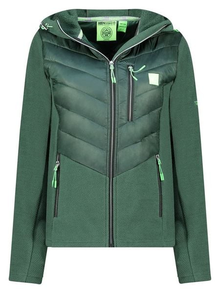 Geographical Norway Kurtka pikowana "Tulka" w kolorze zielonym rozmiar: XXL. Zielone kurtki damskie Geographical Norway, xxl, bez wzorów, bez kaptura. Za 151.90 zł.