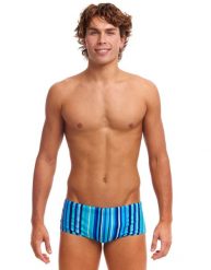 Kąpielówki spodenki na basen męskie Funky Trunks Lane Lines. Białe kąpielówki męskie FUNKY TRUNKS, m, bez wzorów, z elastanu, na fitness i siłownię. Za 160.99 zł.