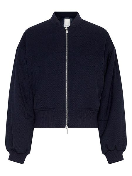 MOSS COPENHAGEN Kurtka w kolorze granatowym rozmiar: S/M. Niebieskie kurtki damskie MOSS COPENHAGEN, m, bez wzorów, bez kaptura. Za 334.95 zł.