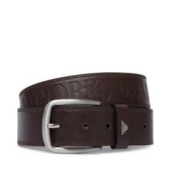 Pasek Emporio Armani. Zielone paski męskie Emporio Armani, bez wzorów. Za 569.99 zł.