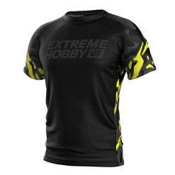 Koszulka Techniczna Sportowa Męska EXTREME HOBBY BLACK PANTHER. Czarne t-shirty sportowe męskie EXTREME HOBBY, m, z elastanu, bez ramiączek, do biegania. Za 149.00 zł.