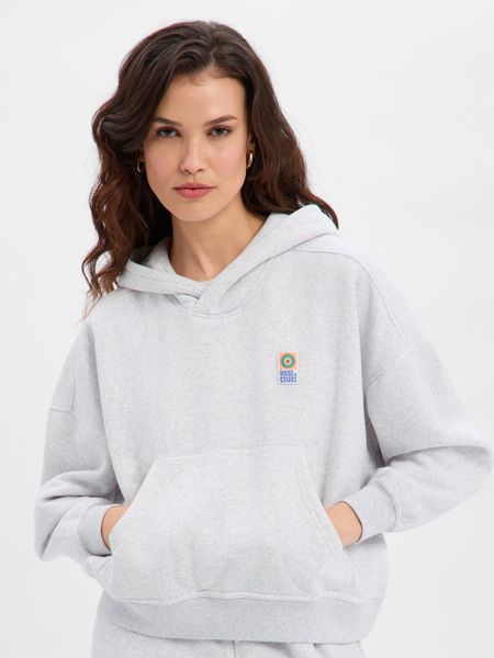 American vintage sweter z kapturem - Baptown Kobiety Sztuczne włókno szary, M. Szare swetry klasyczne damskie American vintage, m, z włókna, bez kołnierzyka. Za 379.95 zł.