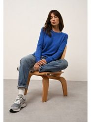 Just Cashmere Kaszmirowy sweter "Helen" w kolorze niebieskim rozmiar: S. Niebieskie swetry klasyczne damskie Just Cashmere, s, z kaszmiru, bez kołnierzyka. Za 300.92 zł.