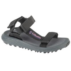 Sandały damskie, Konos Globetrot Sandal W. Czarne sandały damskie Columbia, bez wzorów, bez obcasa. Za 199.00 zł.