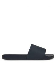 Calvin Klein Klapki Pool Slide W/ Ck Square HM0HM01754 Granatowy. Niebieskie klapki i japonki męskie CALVIN KLEIN, ze skóry. Za 139.99 zł.