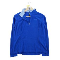 The North Face bluza polar damska. Niebieskie bluzy bez kaptura damskie The North Face, l, z materiału. Za 106.46 zł.