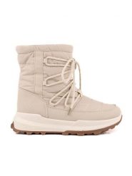 Exani Kozaki zimowe "Adele" w kolorze beżowym rozmiar: 39. Brązowe kozaki damskie Exani, z materiału, bez obcasa. Za 228.45 zł.