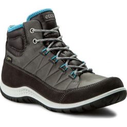 Trekkingi ECCO - Aspina GORE-TEX 83851357066 Moonless/Dark Shadow. Szare obuwie trekkingowe damskie ECCO. W wyprzedaży za 369.00 zł.