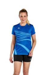 Koszulka wyścigowa Erima Racing niebieska. Niebieskie t-shirty damskie Erima, bez wzorów, z materiału, bez kołnierzyka. Za 179.50 zł.