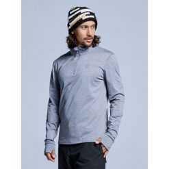 Bluza narciarska - Męska - Arctic 2.0 - Grey Melange. Szare bluzy bez kaptura męskie POEDERBAAS, m, z elastanu. W wyprzedaży za 212.44 zł.