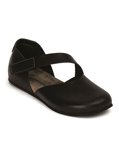 Comfortfusse Skórzane baleriny "Alya" w kolorze czarnym rozmiar: 39. Czarne baleriny damskie Comfortfusse, bez wzorów, ze skóry, bez obcasa. Za 249.95 zł.