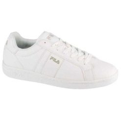 Trampki Męskie Crosscourt Line. Białe trampki i tenisówki męskie Fila, bez wzorów, z gumy, bez zapięcia. Za 265.99 zł.