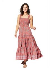 Ipanima Sukienka w kolorze koralowym rozmiar: 38/40. Czerwone sukienki damskie Ipanima, na co dzień, bez wzorów, bez kołnierzyka, bez ramiączek, maxi, proste. Za 78.99 zł.