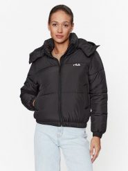 Fila Kurtka zimowa FAW0549 Czarny Regular Fit. Czarne kurtki damskie Fila, na zimę, xl, bez wzorów, z syntetyku, bez kaptura. Za 549.99 zł.