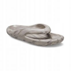 Japonki Dla Dorosłych Crocs Mellow Marbled Flip. Brązowe klapki i japonki męskie Crocs, z materiału. Za 181.99 zł.