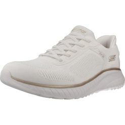 Buty SKECHERS BOBS SQUAD CHAOS Biały. Białe obuwie trekkingowe damskie Skechers. Za 369.99 zł.