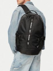 Reebok Plecak WBEO-RBK-M-006-10 Czarny. Czarne plecaki damskie Reebok, bez wzorów, z materiału, sportowe. Za 149.99 zł.