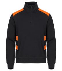 Clique Ambition Half Zip Bluza półgolf kontrastowa odblaskowa. Brązowe bluzy bez kaptura męskie CLIQUE, m, z bawełny. Za 208.38 zł.