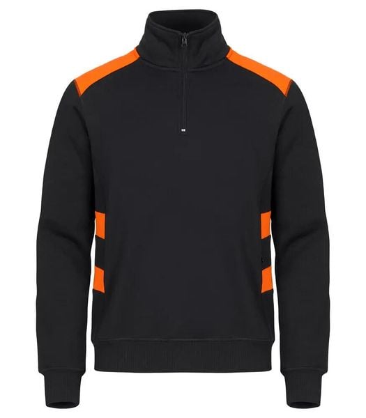 Clique Ambition Half Zip Bluza półgolf kontrastowa odblaskowa. Brązowe bluzy bez kaptura męskie CLIQUE, m, z bawełny. Za 208.38 zł.