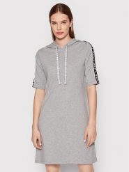 DKNY Sukienka codzienna DD2AN706 Szary Regular Fit. Szare sukienki damskie DKNY, na co dzień, s, bez wzorów, z bawełny, bez kołnierzyka, bez ramiączek, proste. Za 199.99 zł.