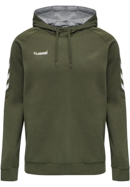 Bluza Hummel hmlGO. Brązowe bluzy z kapturem męskie HUMMEL, na wiosnę, m, z bawełny. Za 182.70 zł.