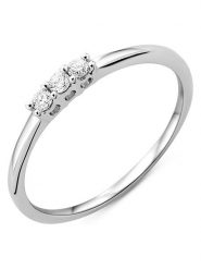 Revoni Złoty pierścionek z diamentami rozmiar: 60. Szare pierścionki damskie Revoni, z diamentem, złote. Za 1,043.99 zł.