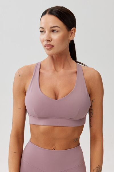 Stanik sportowy fitness Rough Radical Livi Sports Bra. Brązowe biustonosze sportowe damskie ROUGH RADICAL, bez wzorów, z elastanu. Za 111.92 zł.