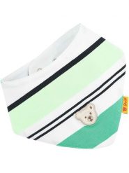 Steiff Dwustronna chusta trójkątna w kolorze zielono-czarnym rozmiar: onesize. Czarne chusty i apaszki dziecięce Steiff. Za 52.55 zł.