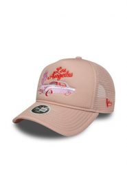 New Era Czapka z daszkiem Western 9FORTY A-Frame 60667504 Różowy. Czerwone czapki z daszkiem damskie New Era, bez wzorów, z bawełny. Za 119.99 zł.