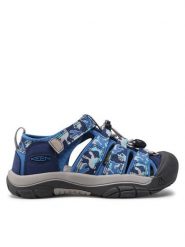 Keen Sandały Newport H2 1026278 Niebieski. Niebieskie sandały chłopięce Keen, z materiału, bez zapięcia. Za 209.99 zł.
