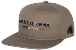 Wayne Snapback Czapka - Brązowy. Brązowe czapki z daszkiem damskie GORILLA WEAR, bez wzorów, z bawełny. Za 170.00 zł.
