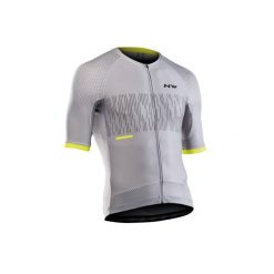 Koszulka rowerowa męskie NORTHWAVE STORM AIR JERSEY SHORT SLEEVE. Szare t-shirty sportowe męskie Northwave, m, z jersey, bez ramiączek, rowerowe. Za 175.00 zł.