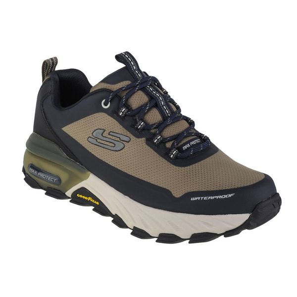 Buty sportowe Sneakersy męskie Skechers Max Protect-Fast Track. Czarne buty sportowe na co dzień męskie Skechers, bez zapięcia, trekkingowe. W wyprzedaży za 482.85 zł.