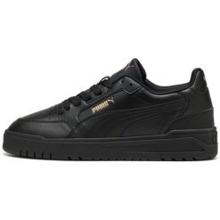 Buty sportowe Puma Shuffle Downtown. Czarne buty sportowe na co dzień damskie Puma, bez wzorów, z materiału, na fitness i siłownię. Za 390.00 zł.