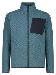 Cmp Kurtka polarowa w kolorze turkusowym rozmiar: 54. Niebieskie kurtki męskie CMP, bez wzorów, z polaru, bez kaptura. Za 136.45 zł.