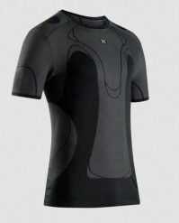 Koszulka męska X-Bionic Xceed Run Perform Shirt X Black/X White B124. Czarne t-shirty sportowe męskie X BIONIC, m, z materiału, bez ramiączek, do biegania. Za 419.99 zł.