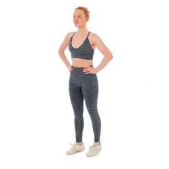 Damski zestaw sportowy Xtreme - legginsy + biustonosz sportowy - Antracyt. Szare biustonosze sportowe damskie XTREME SOCKSWEAR, l, bez wzorów, z materiału. Za 190.74 zł.