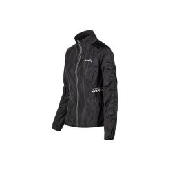 Kurtka sportowa damska Diadora L. Windbreaker Jacket. Czarne kurtki przeciwdeszczowe damskie Diadora, l, bez kaptura. Za 89.99 zł.