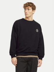 Jack & Jones Bluza Jackie 12272482 Czarny Relaxed Fit. Czarne bluzy bez kaptura męskie Jack & Jones, m, z bawełny. Za 79.99 zł.
