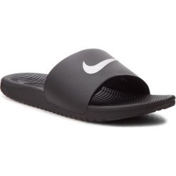 Klapki NIKE - Kawa Slide 832646 010 Black/White. Czarne klapki i japonki męskie Nike, z materiału. W wyprzedaży za 129.00 zł.