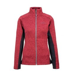 Bluza damska Bergson HAMRA1. Czerwone bluzy bez kaptura damskie Bergson, m, z dzianiny. W wyprzedaży za 227.00 zł.