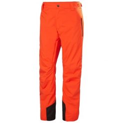 Spodnie Narciarskie Helly Hansen Legendary Insulated Pant Pomarańczowe. Brązowe spodnie materiałowe męskie Helly Hansen, bez wzorów, sportowe. W wyprzedaży za 619.00 zł.