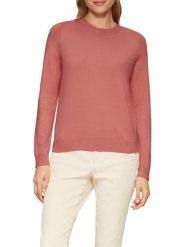 S.Oliver Sweter w kolorze szaroróżowym rozmiar: 36. Różowe swetry klasyczne damskie S.Oliver, s, bez kołnierzyka. Za 78.99 zł.