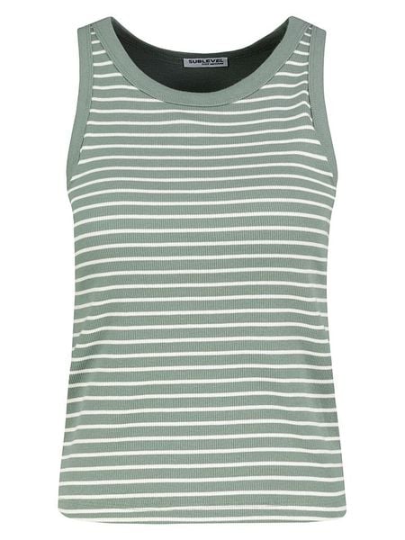 Sublevel Top w kolorze zielonym rozmiar: XS. Zielone topy damskie Sublevel, xs, bez wzorów, bez kołnierzyka. Za 66.47 zł.