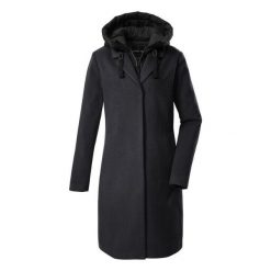 Parka damska z kapturem Killtec GW 20. Brązowe parki damskie KILLTEC, na zimę, bez wzorów. Za 812.50 zł.